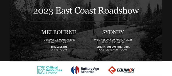 March Lithium roadshow