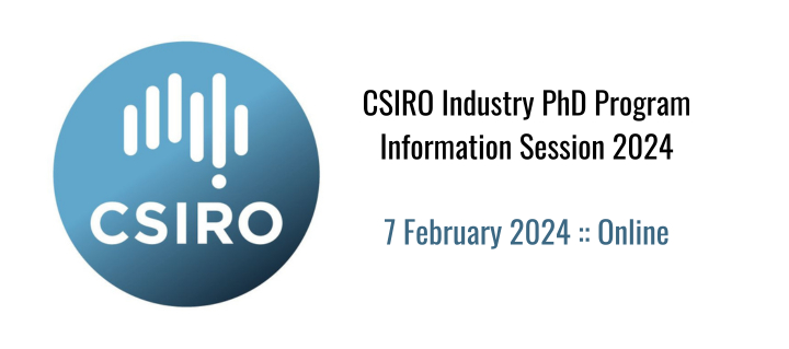 Feb 7 CSIRO Ph D