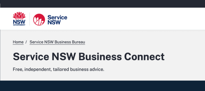 Service NSW business connect