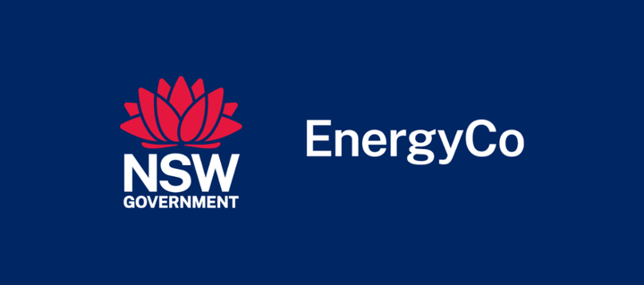 Energyco logo on blue