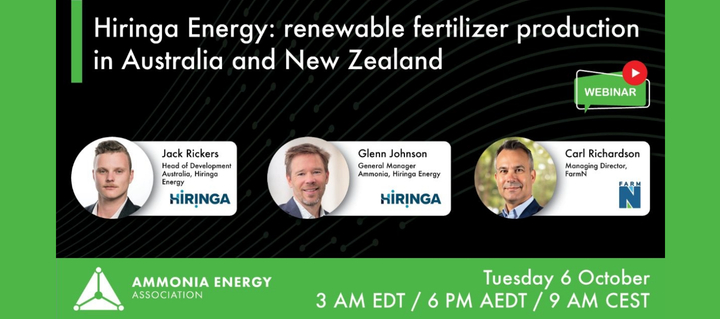 Oct Hiringa ammonia assoc