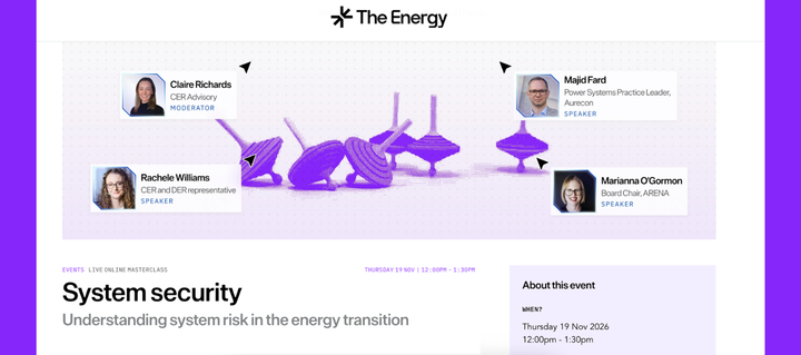 Nov the energy system security