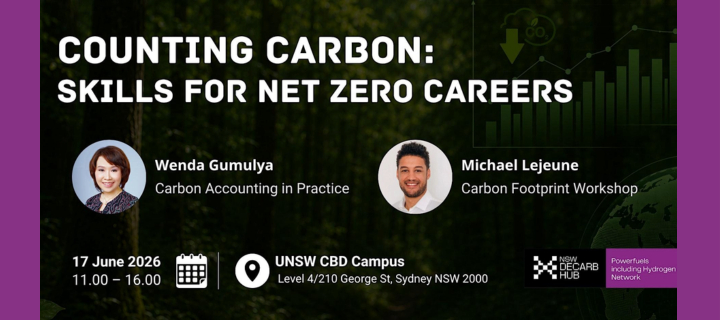 June UNSW zero carbon careers