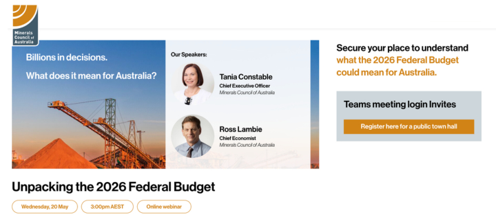 May minerals council budget