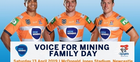 Knights back the return of Voice for Mining Family Day in 2019