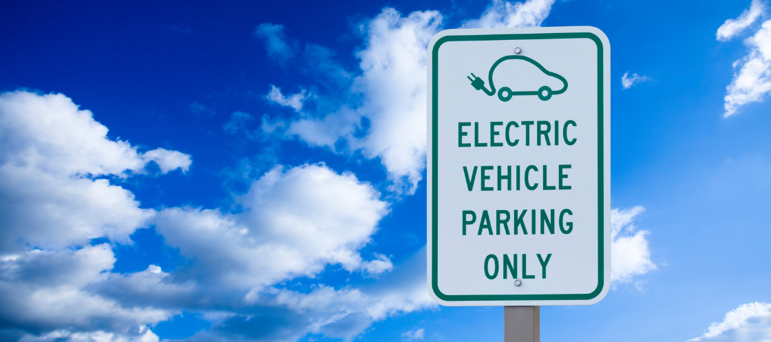 Ev parking sign