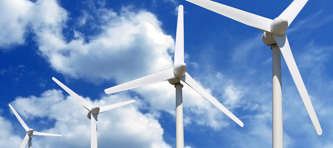 Wind power sky clouds