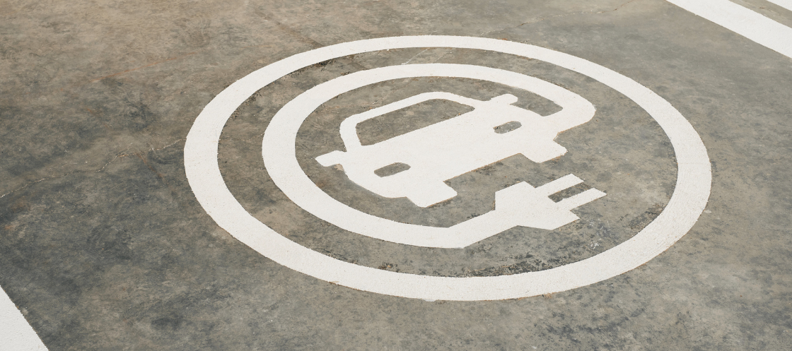 Electric vehicle stencil