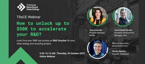 SMEs invited to explore $50K R&D voucher support at TRaCE online session