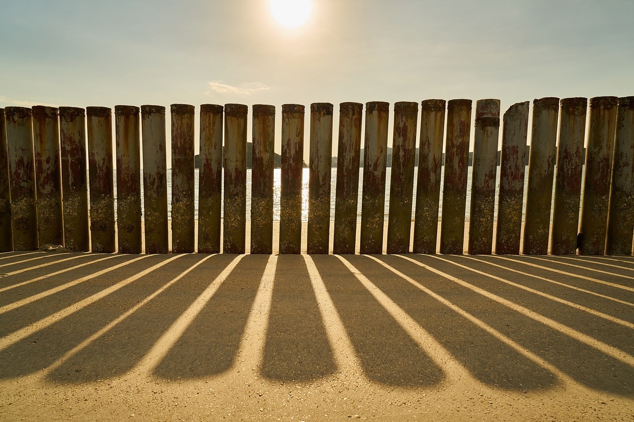 Beach fence