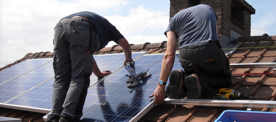 Solar panel install