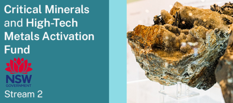 Applications now open for Critical Minerals and High-Tech Metals Activation Fund Stream 2