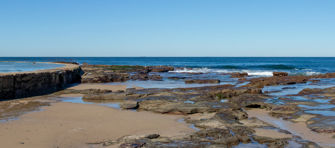 Newcastle beach offshore