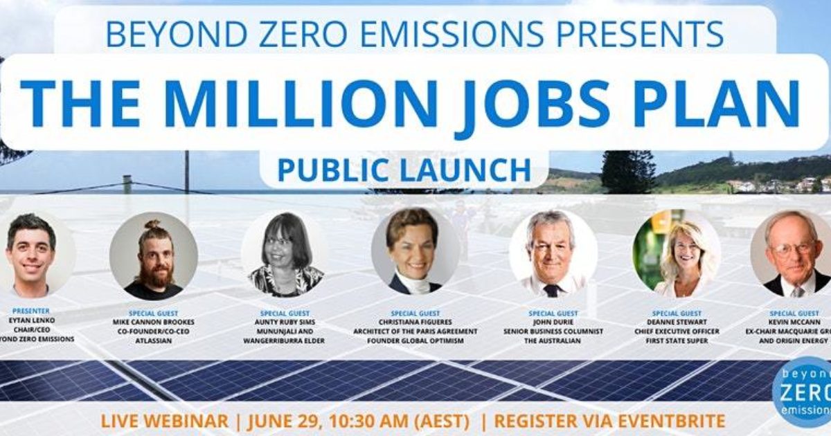 Beyond Zero Emissions Launch The… Energy & Resources Knowledge Hub